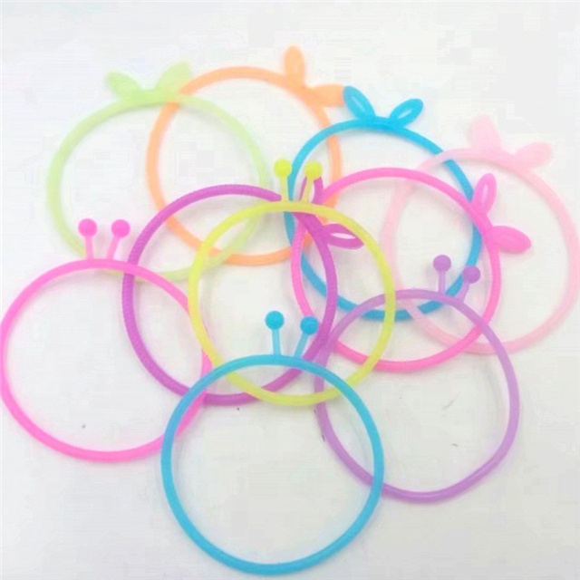 Custom Funny Animal Shape Silicone Rubber Bands High-tensile Strength Silicone Silly Band Elastic Small Hair Rubber Band For Kid